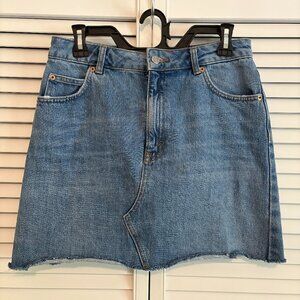 Topshop Denim Mini Skirt US 6